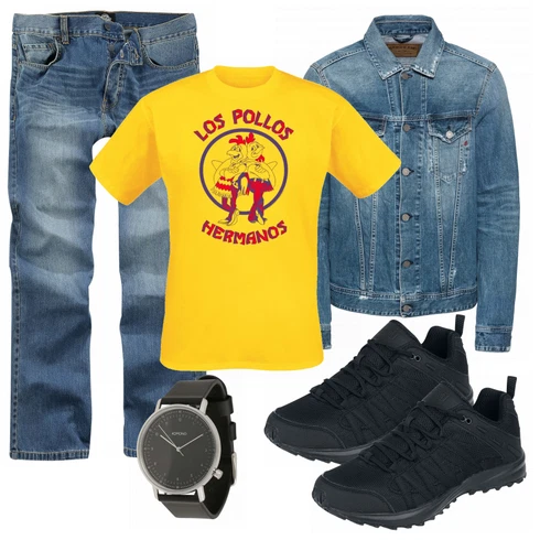 Gelb T-Shirt & Top T-Shirt Breaking Bad kombinieren