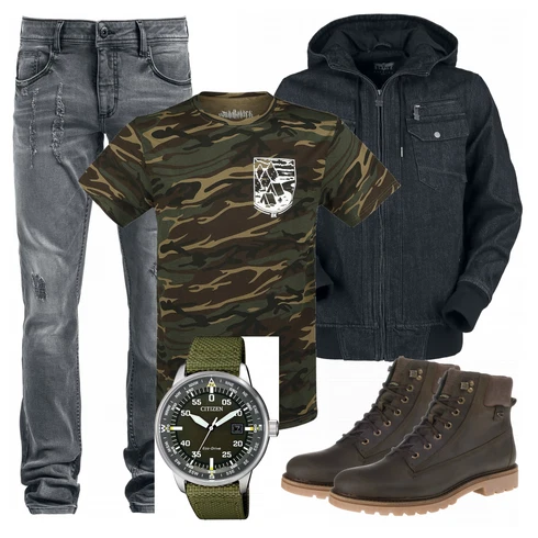 Grün Stiefel Camel Active kombinieren