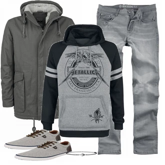 Outfit mit Grau Sneaker Tom Tailor "EMP"