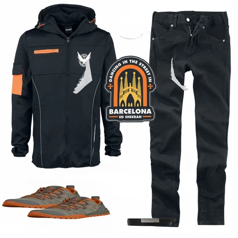 Orange Sportschuh Columbia kombinieren