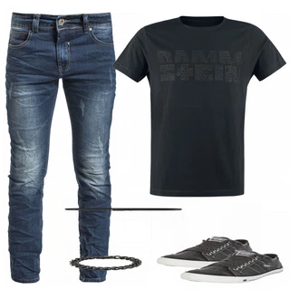 Outfit mit Schwarz Schmuck Royal-Ego "EMP Rammstein"