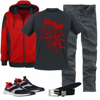 Outfit mit Rot Deadpool "EMP Red"