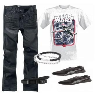 Outfit mit Schwarz Gürtel Diesel "EMP Star Wars"