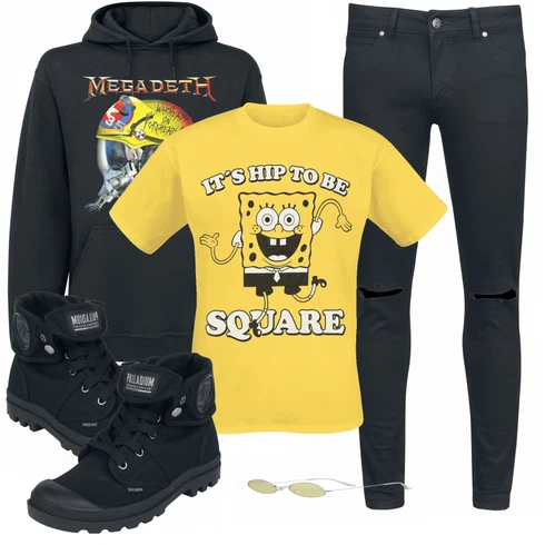 Gelb T-Shirt & Top T-Shirt Alienwork kombinieren