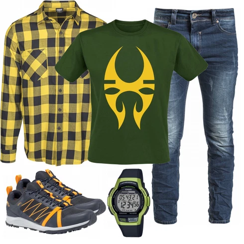 Gelb Sportschuh The North Face kombinieren