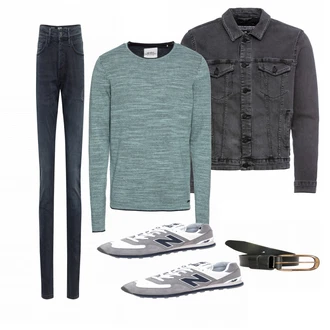 Outfit mit Türkis/Grau Unkategorisiert EDC by Esprit "Esprit"