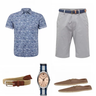 Outfit mit Rot Gürtel Polo Ralph Lauren "Esprit"