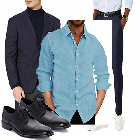 Blau Schuh/Hausschuh Lloyd kombinieren