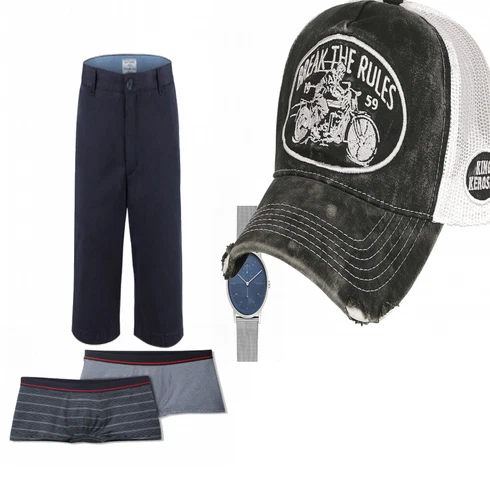 Blau Unterhose Tchibo kombinieren mit Blau Unterwäsche Unterhose Tchibo