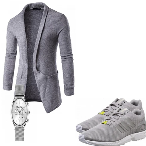Grau Schuh Adidas kombinieren