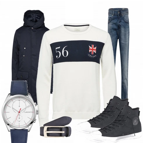 Uhr kombinieren mit Schwarz Sommer Schuh Converse