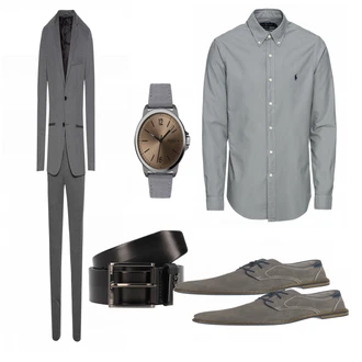 Outfit mit Grau Polo Ralph Lauren "Festliches Outfit Mnner"