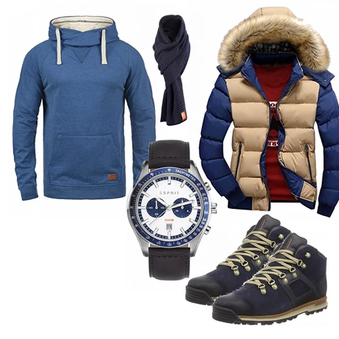 Blau Trachtenmode/Winter Parka Timberland, Blau Winter Parka Manufaktur13 kombinieren mit Blau Trachtenmode/Winter Parka Timberland