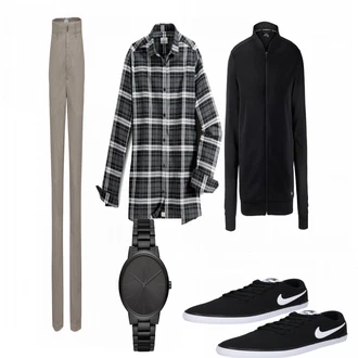 Outfit "Flanell Hemd"