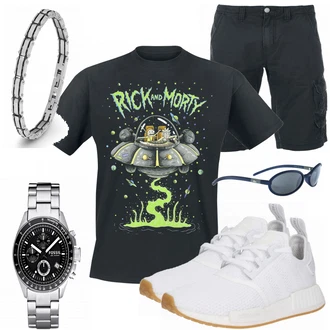 Outfit mit Schmuck "Fly"