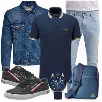 Outfit mit Grau EDC by Esprit "Freizeit Outfit"