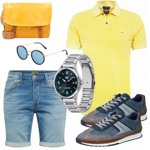 Türkis/Blau Hemd Jack & Jones kombinieren