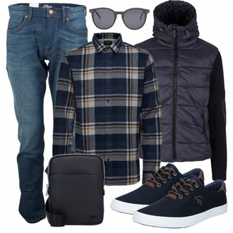 Outfit mit Schwarz Sneaker Tom Tailor "Freizeit Outfit"