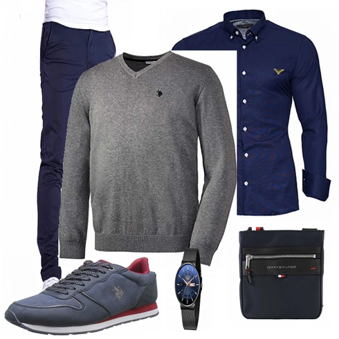 Tasche LIGE kombinieren mit Blau Trachtenmode Tommy Hilfiger