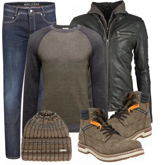 Outfit mit Blau EDC by Esprit "Freizeit Outfit"