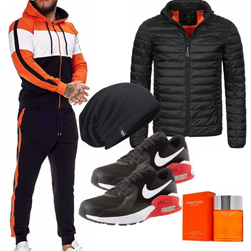 Blau Hut/Winter Parka VECRY kombinieren