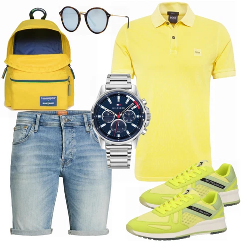 Gelb Schuh Sneaker/Leder Sneaker SCOTCH & SODA kombinieren