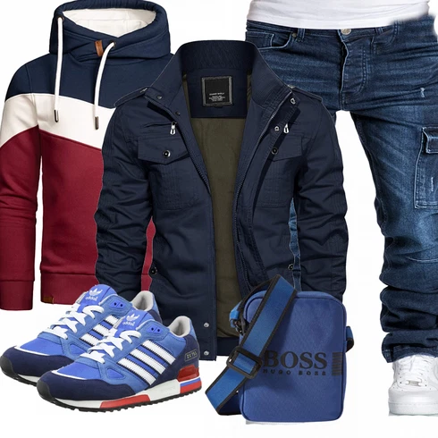 Blau Tasche/Hose/Bademode/Unkategorisiert/Sommerjacke KEFITEVD kombinieren