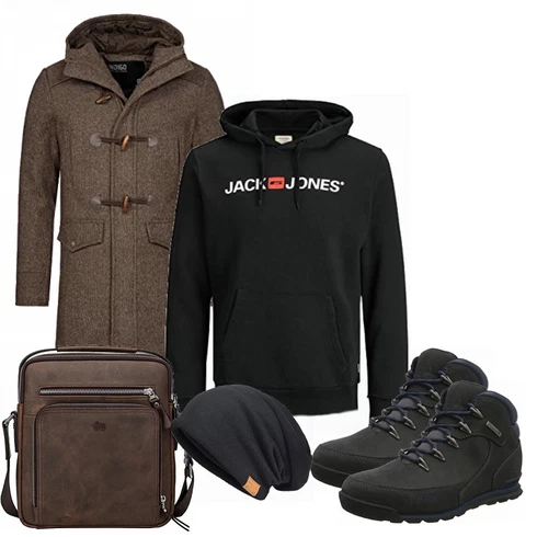 Rot Hose/Wintermantel/Winter Parka Indicode Jeans kombinieren