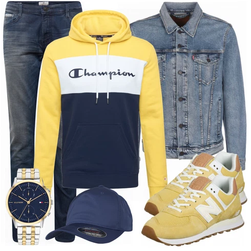 Gelb Sportschuh New Balance kombinieren
