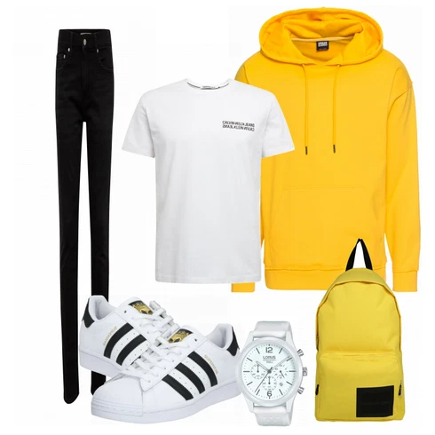 Gelb Sweatshirt Urban Classics kombinieren