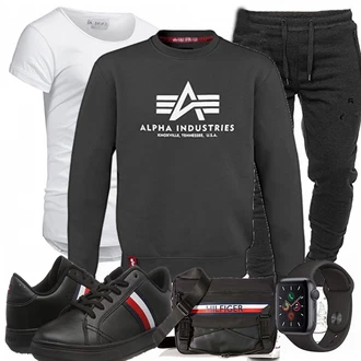 Outfit mit Schwarz Unkategorisiert Apple "Freizeit Outfit"