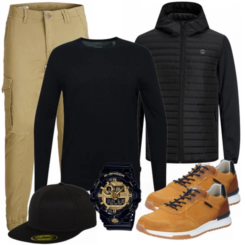 Gelb/Orange Schuh Sneaker/Leder Sneaker Bullboxer kombinieren