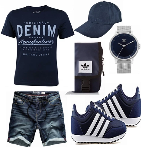 Blau Accessoire Mustang kombinieren