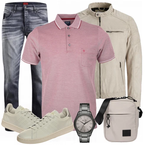 Beige Hemd Olymp kombinieren