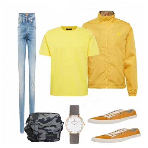 Gelb T-Shirt & Top T-Shirt Jack & Jones kombinieren