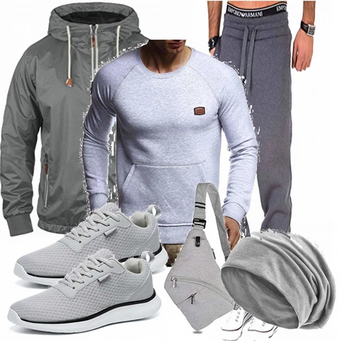 Regenjacke Blend kombinieren mit Grau Hut/Winter Parka style3