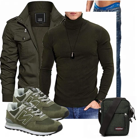 Grün Accessoire/Winter Parka KEFITEVD kombinieren