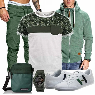 Outfit mit Blau Columbia "Freiziet Outfit"