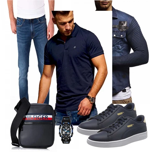 Blau Puma kombinieren