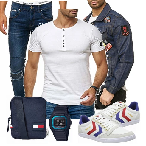 Grau T-Shirt Red Bridge kombinieren mit Grau Trachtenmode Hummel