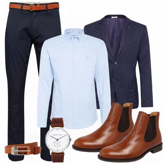 Outfit mit Rot Gürtel Diesel "Fuer den Fruehling"
