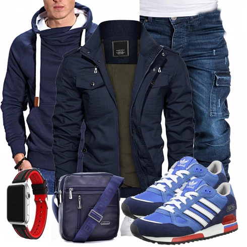 Blau Tasche/Hose/Bademode/Unkategorisiert/Sommerjacke KEFITEVD kombinieren