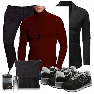Outfit mit Blau Sneaker/Schuh New Balance "Fuer die Freizeit"