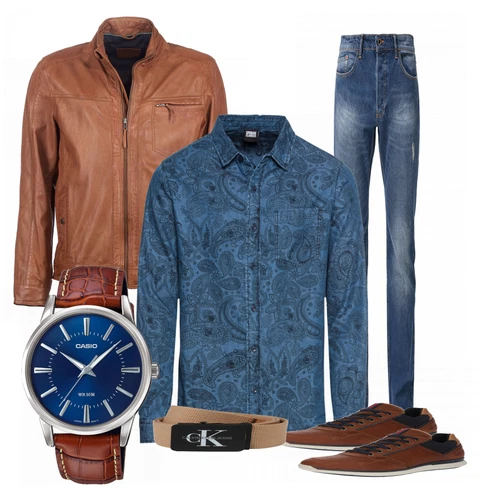 Blau Sportschuh Bullboxer kombinieren mit Türkis Casual Hemd Urban Classics