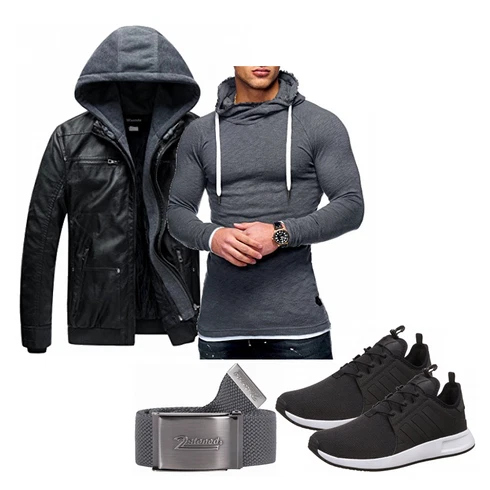 Blau Jacke Winter Parka Wantdo kombinieren