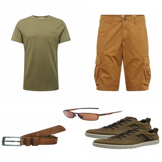 Outfit mit Mischfarben Sneaker Ecco "GAP"