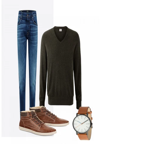Blau/Weiß Hose Jack & Jones kombinieren
