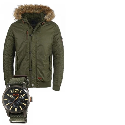Blau Overall/Winter Parka Blend kombinieren