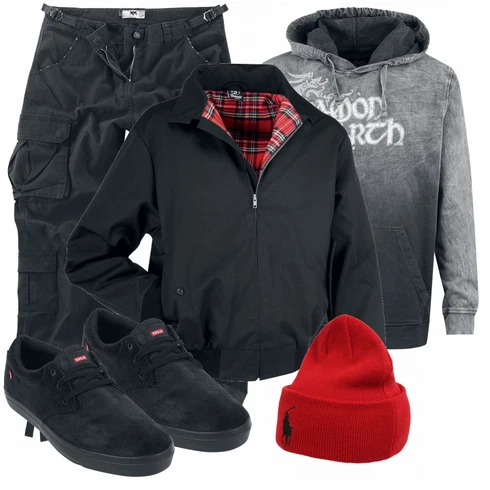 Rot Accessoire Hut Polo Ralph Lauren kombinieren