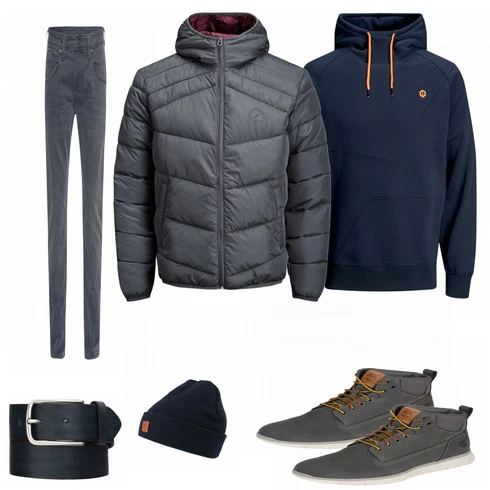 Grau Trachtenmode Timberland kombinieren mit Grau/Schwarz Gürtel Vanzetti